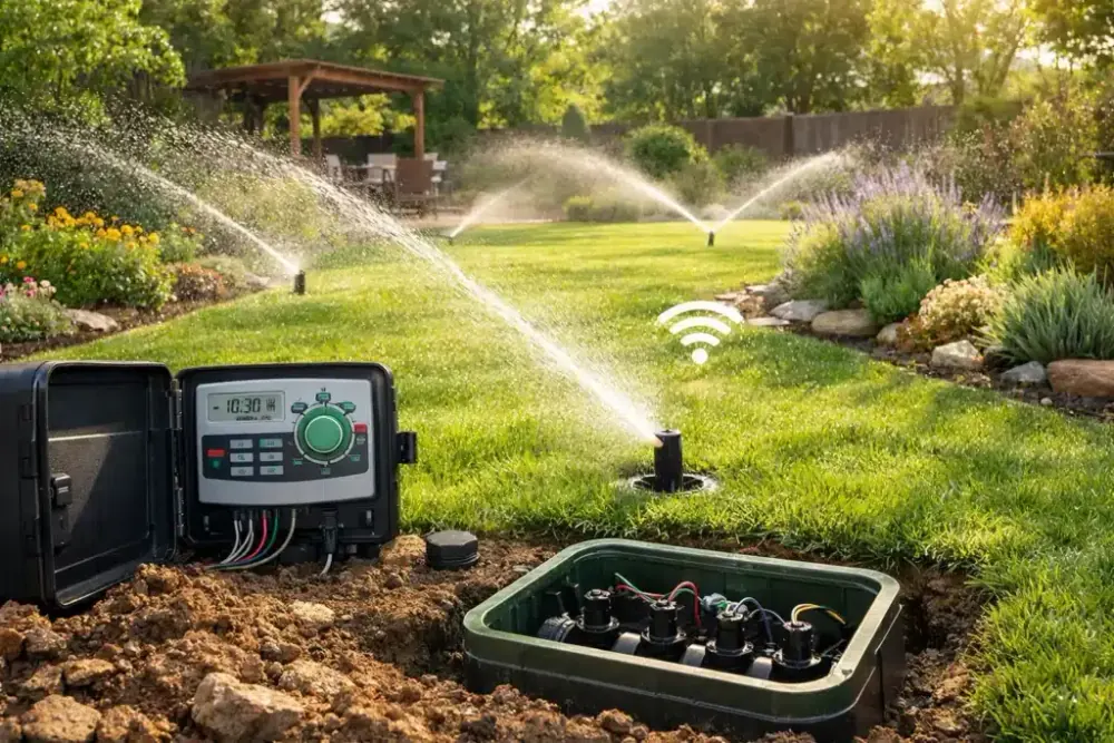 Sensor de lluvia Hunter Mini-Clik para riego automático